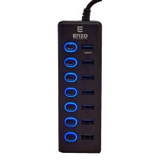 هاب کلیددار 7 پورت ENZO مدل UH-70A دارای پورت TYPE-C