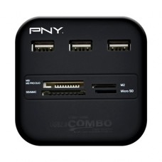 هاب یو اس بی و رم ریدر PNY مدل Combo