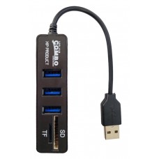 هاب 3 پورت USB و رم ریدر XP مدل HC834