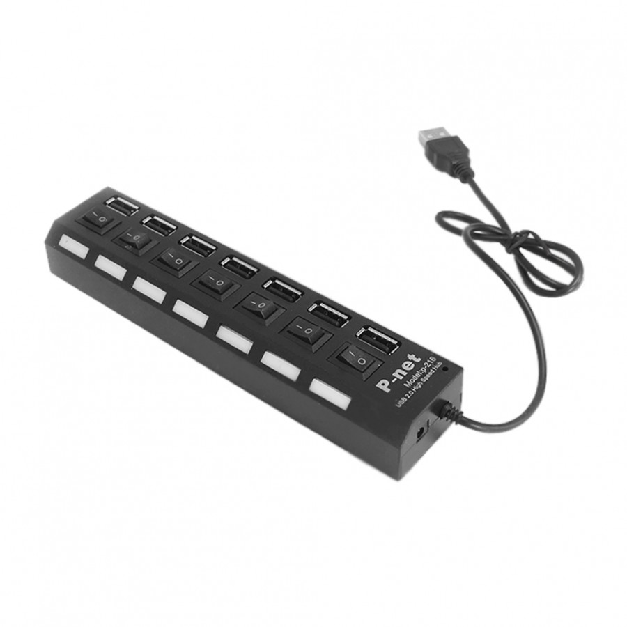 هاب کلیددار USB2.0 P-NET مدل P-216