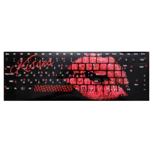 برچسب حروف فارسی کیبورد طرح KISS برچسب حروف فارسی کیبورد طرح KISS