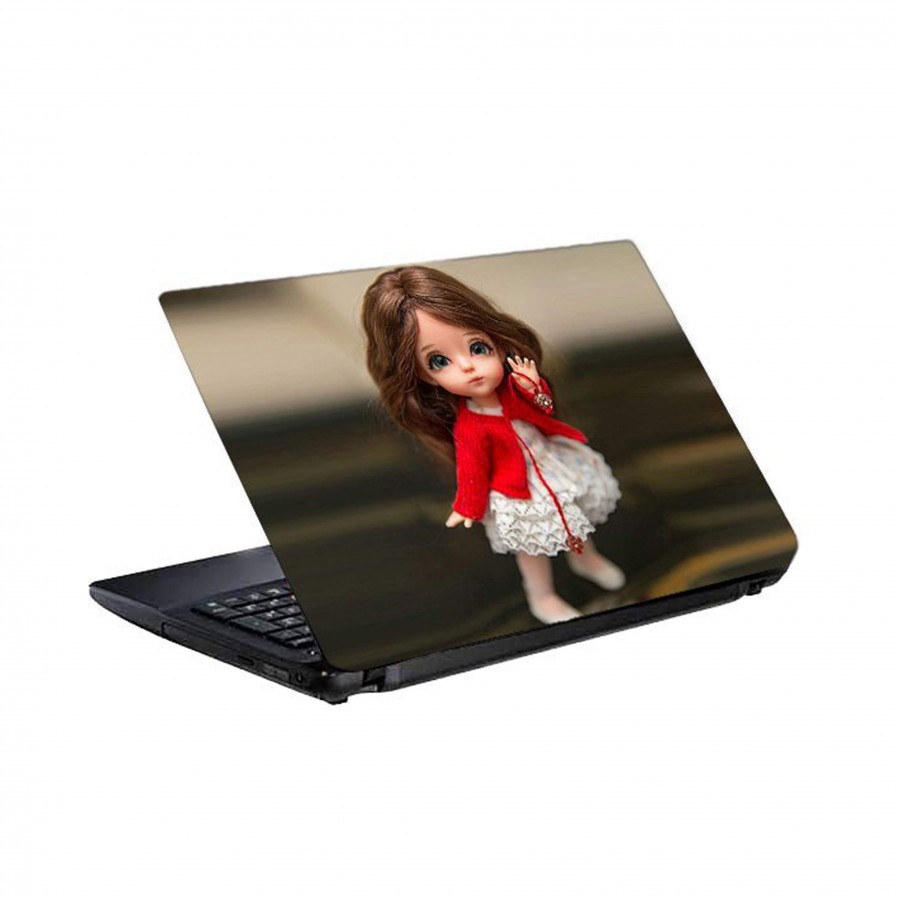 برچسب پشت لپ تاپ مدل دختر