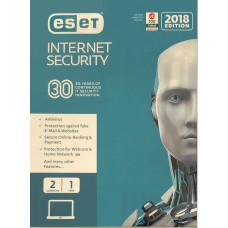 آنتی ویروس اورجینال ESET 2018 (یکساله دو کاربره به همراه دو کاربر موبایل)
