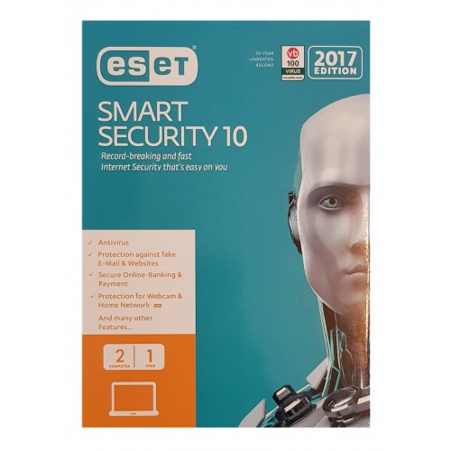 پکیج آنتی ویروس اورجینال ESET 2017 (یکساله دو کاربره)