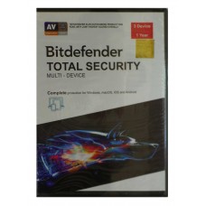 آنتی ویروس BITDEFENDER TOTAL SECURITY 2019 (یکساله سه کاربره)