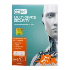 آنتی ویروس اورجینال ESET 2019 (یکساله دو کاربره به همراه دو کاربر موبایل)