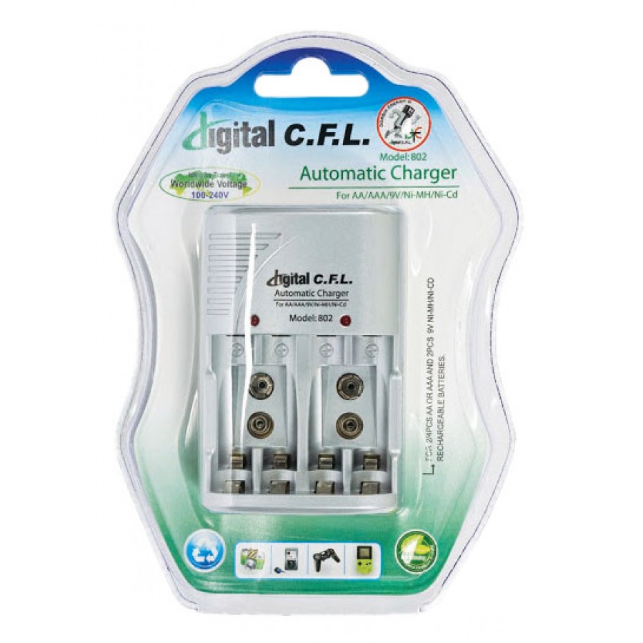 شارژر باتری Digital C.F.L مدل 802