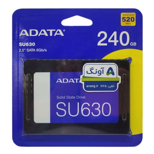حافظه SSD اینترنال ADATA مدل SU630 با ظرفیت 240 گیگابایت