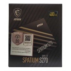حافظه SSD اینترنال MSI مدل Spatium S270 با ظرفیت 480 گیگابایت 