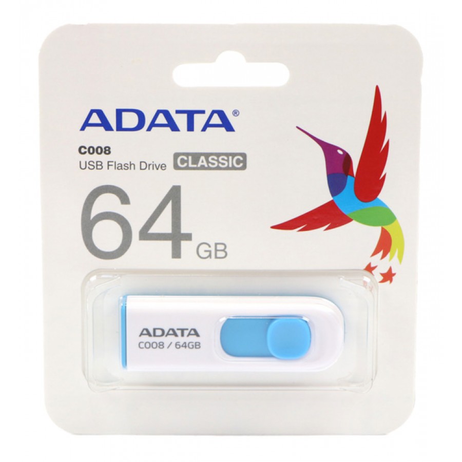 فلش مموری ADATA مدل C008 ظرفيت 64 گيگابايت