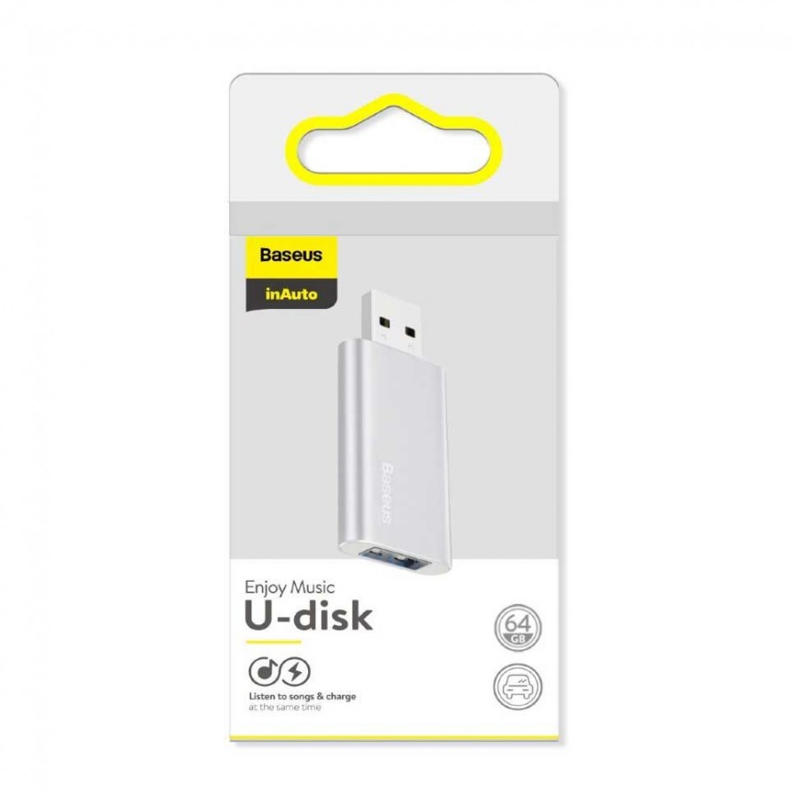 فلش مموری با پورت شارژ BASEUS مدل ACUP-C0S ظرفیت 64 گیگابایت