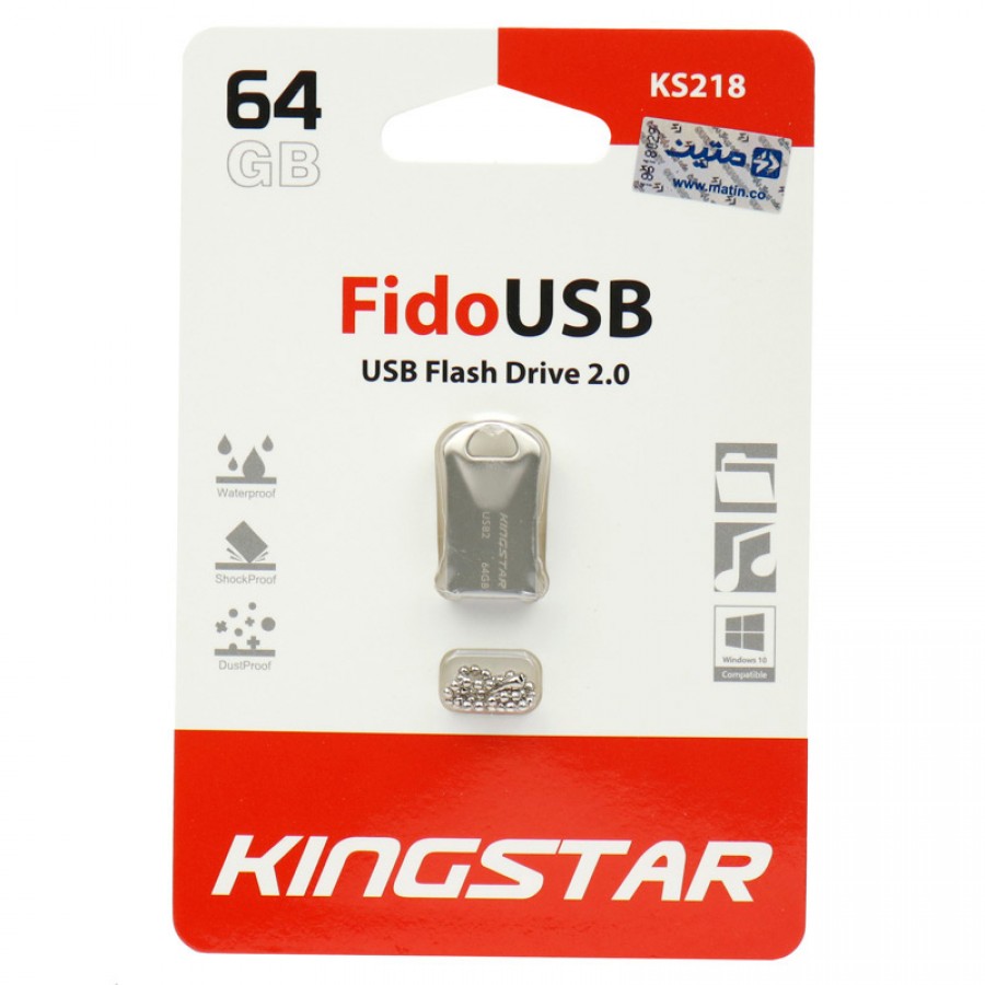 فلش KINGSTAR مدل KS218 ظرفیت 64 گیگابایت