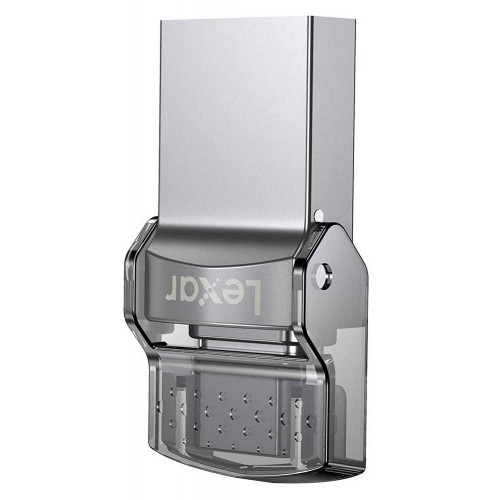 فلش مموری LEXAR OTG TYPE-C مدل D35C USB3.0 با ظرفيت 128 گيگابايت