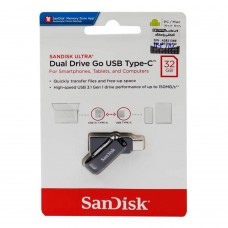 فلش مموری SanDisk TYPE-C OTG مدل Dual Drive Go USB3.1 با ظرفيت 32 گيگابايت 
