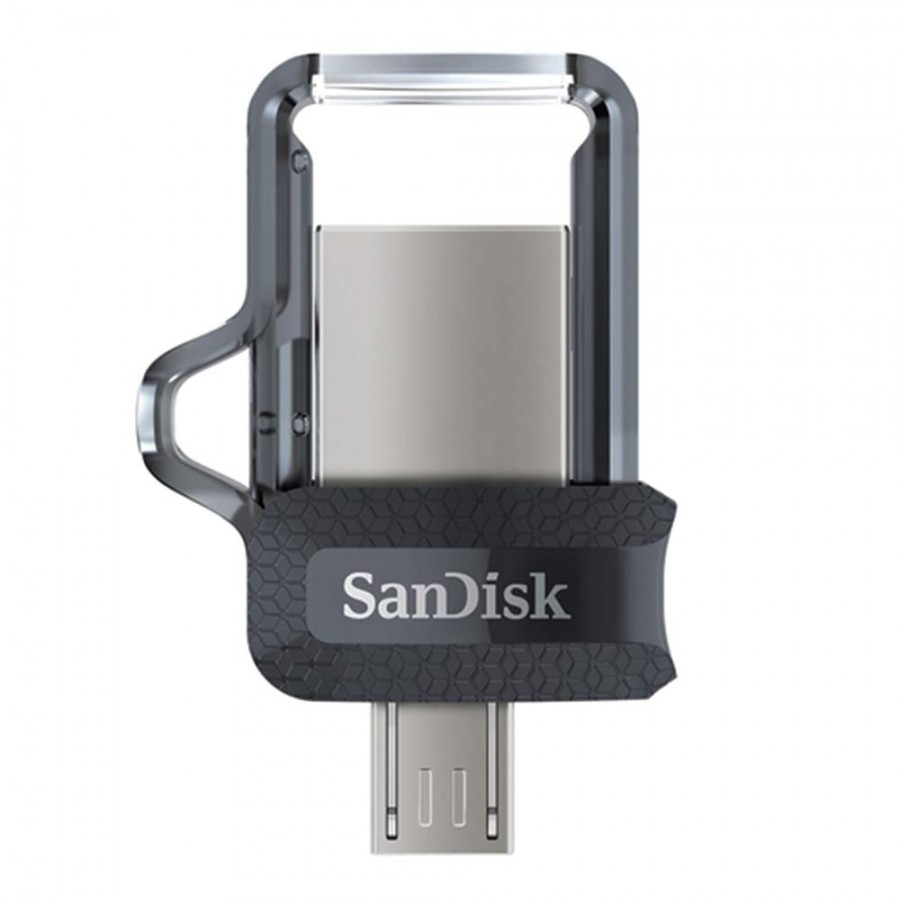فلش مموری SanDisk Micro USB OTG مدل Dual Drive M3.0 USB3.0 با ظرفيت 128 گيگابايت