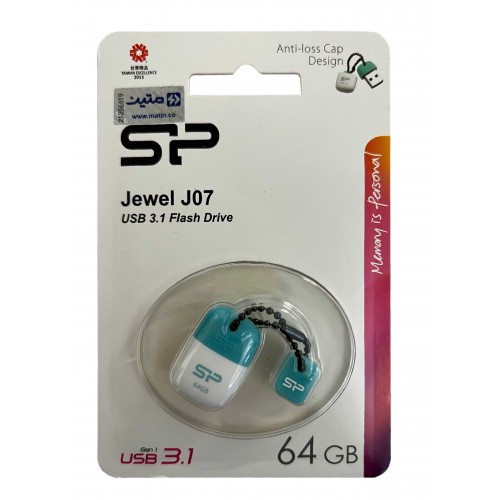 فلش مموری SILICON POWER USB3.1 مدل J07 ظرفیت 64 گیگابایت فلش مموری SILICON POWER USB3.1 مدل J07 ظرفیت 64 گیگابایت