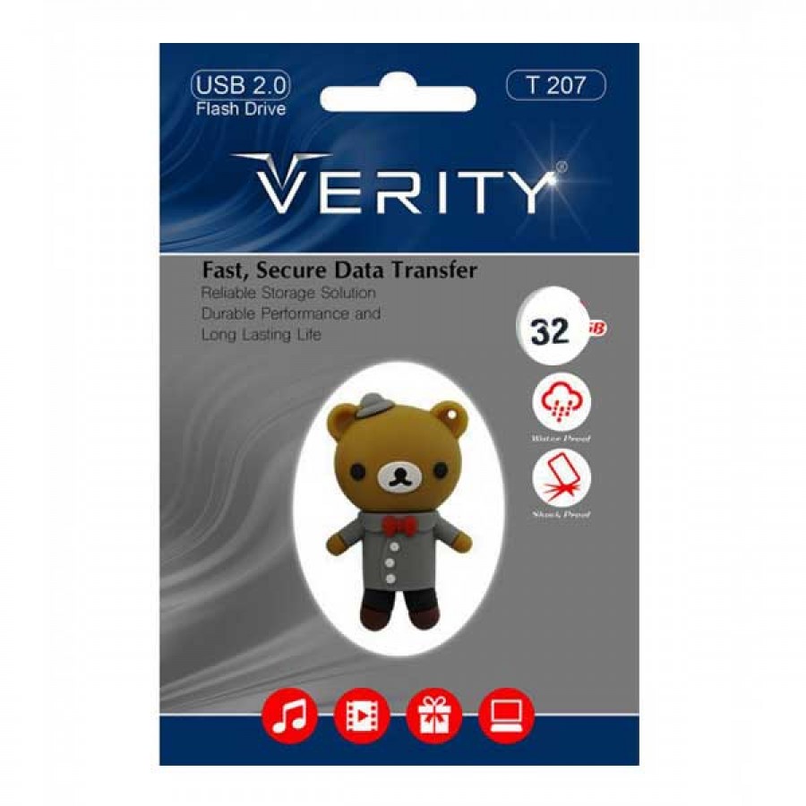 فلش عروسکی VERITY مدل T 207 ظرفيت 32 گيگابايت