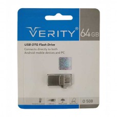 فلش مموری VERITY OTG MICRO USB مدل O 508 USB3.0 با ظرفيت 64 گيگابايت