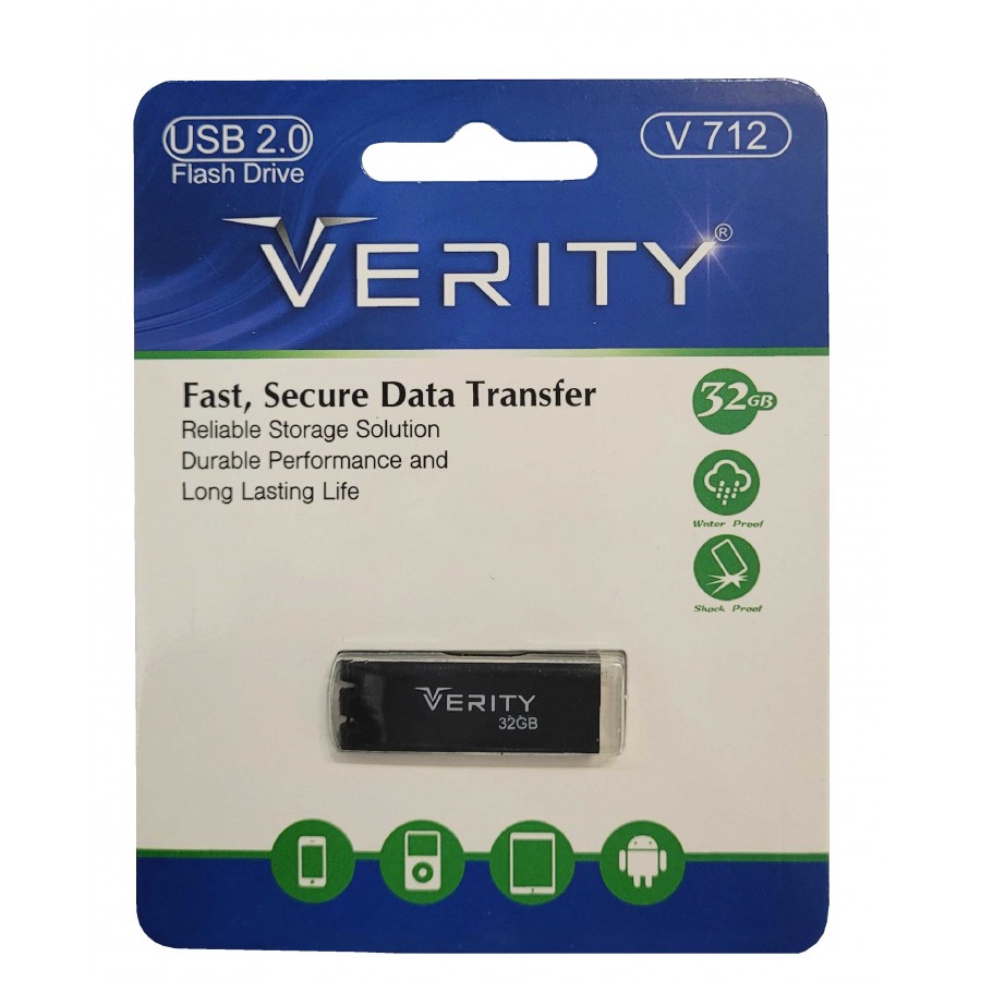 فلش مموری VERITY مدل V 712 با ظرفيت 32 گيگابايت