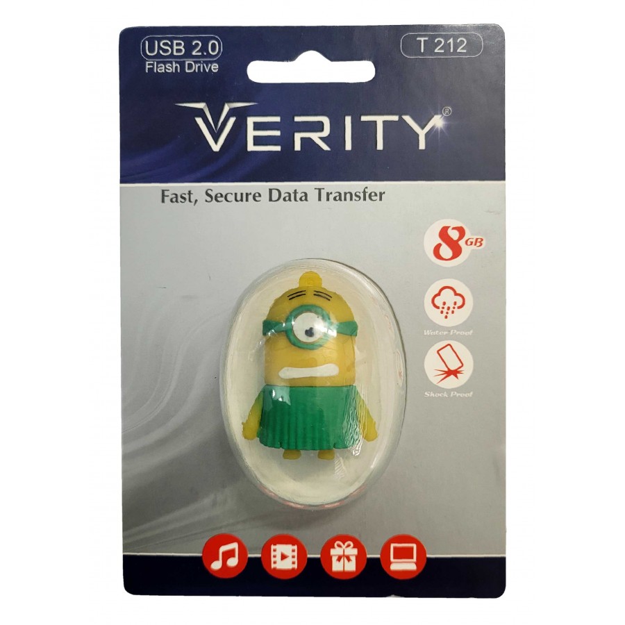 فلش عروسکی VERITY T 212 ظرفيت 8 گیگابایت