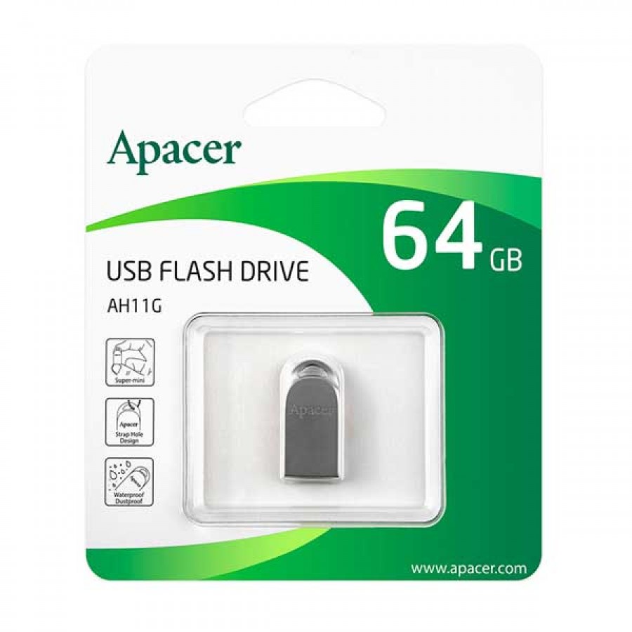 فلش مموری APACER مدل AH11G ظرفیت 64 گیگابایت