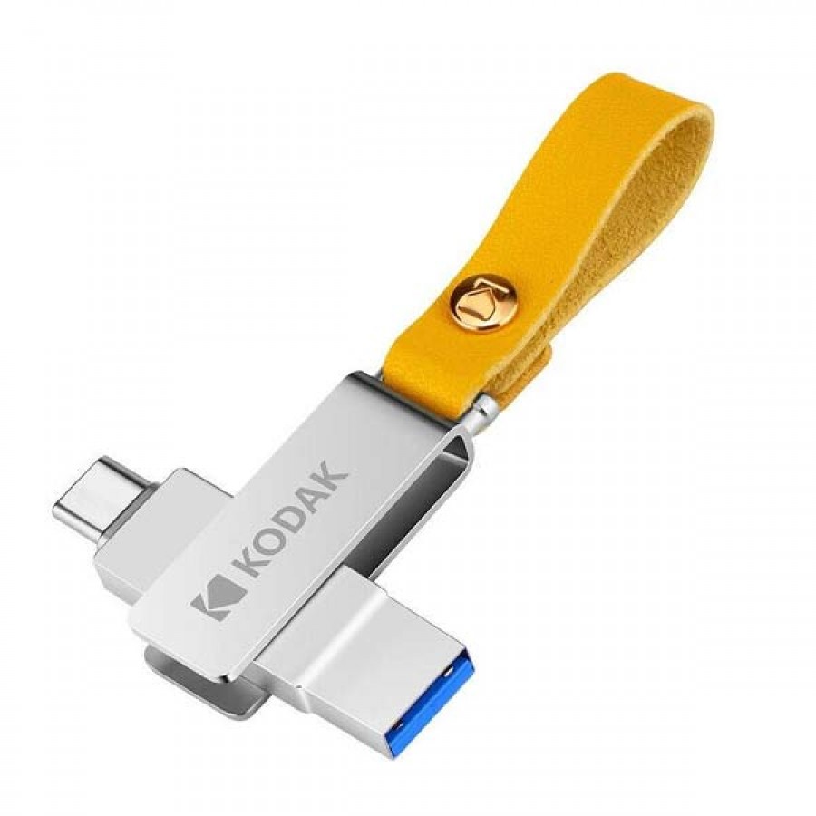 فلش مموری KODAK TYPE-C OTG مدل K243C USB3.1 با ظرفيت 128 گيگابايت