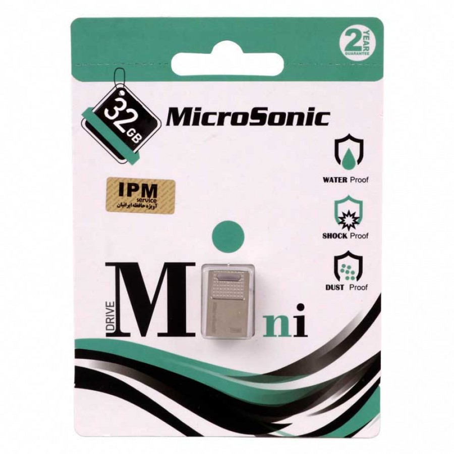 فلش Micro sonic مدل Mini Drive ظرفیت 32 گیگابایت فلش Micro sonic مدل Mini Drive ظرفیت 32 گیگابایت