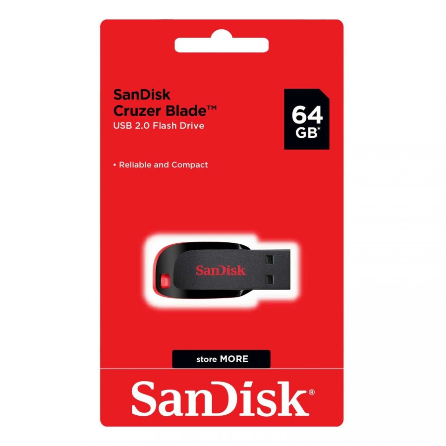 فلش مموری SANDISK مدل Cruzer Spark CZ61 با ظرفيت 64 گيگابايت