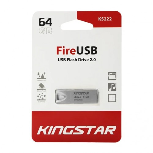 فلش مموری KINGSTAR مدل KS222 ظرفیت 64 گیگابایت