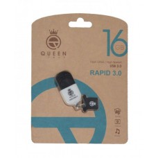 فلش مموری QUEEN TECH مدل RAPID USB3.0 ظرفیت 16 گیگابایت 