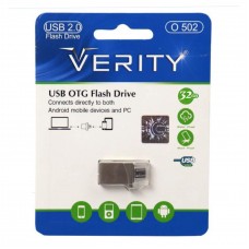 فلش مموری VERITY مدل O 502 OTG MICRO USB با ظرفيت 32 گيگابايت