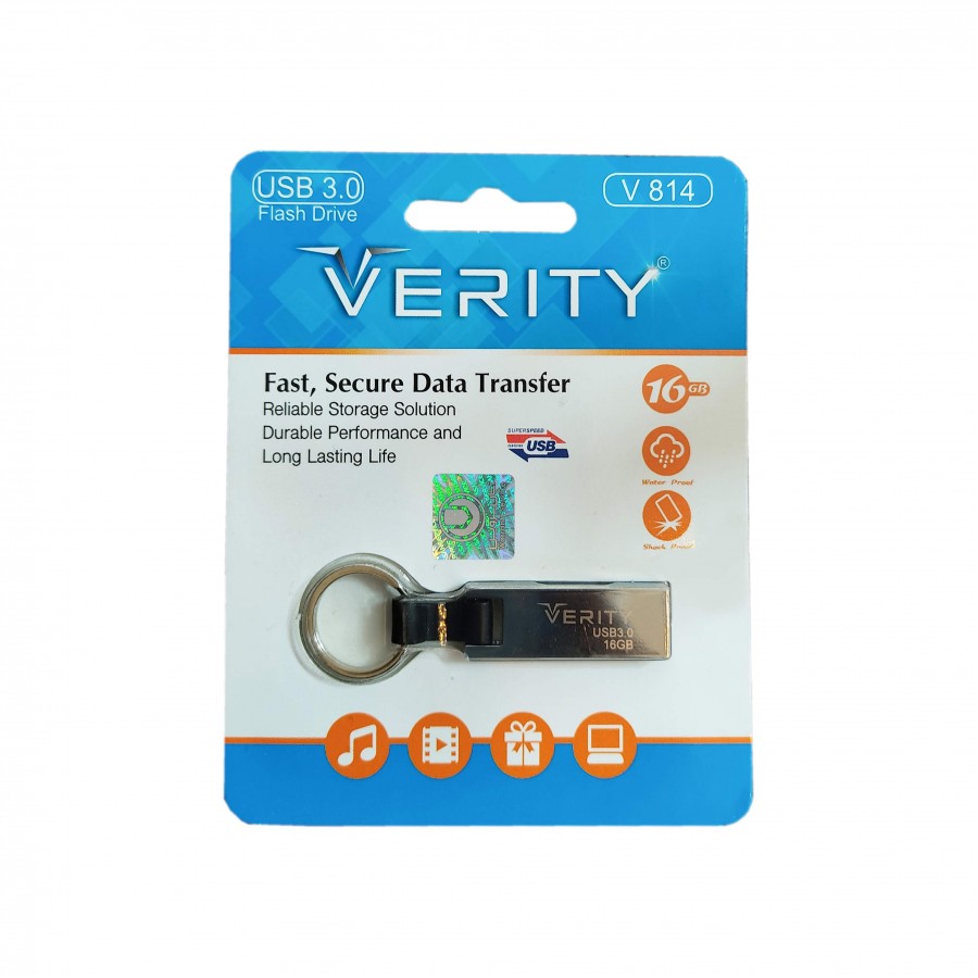 فلش مموری VERITY مدل V 814 USB3.0 ظرفیت 16 گیگابایت