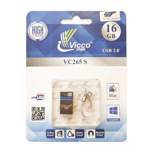 فلش مموری Vicco man مدل VC265 S ظرفیت 16 گیگابایت