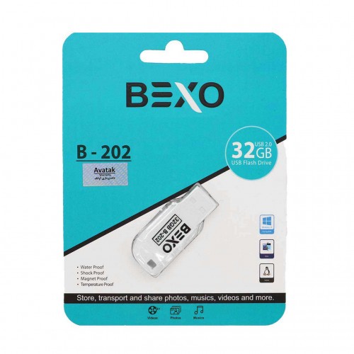 فلش مموری BEXO مدل B-202 ظرفیت 32 گیگابایت