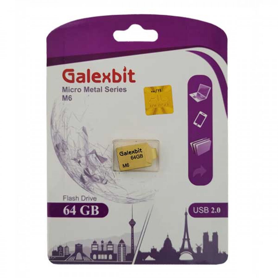فلش مموری GALEXBIT مدل M6 ظرفیت 64 گیگابایت