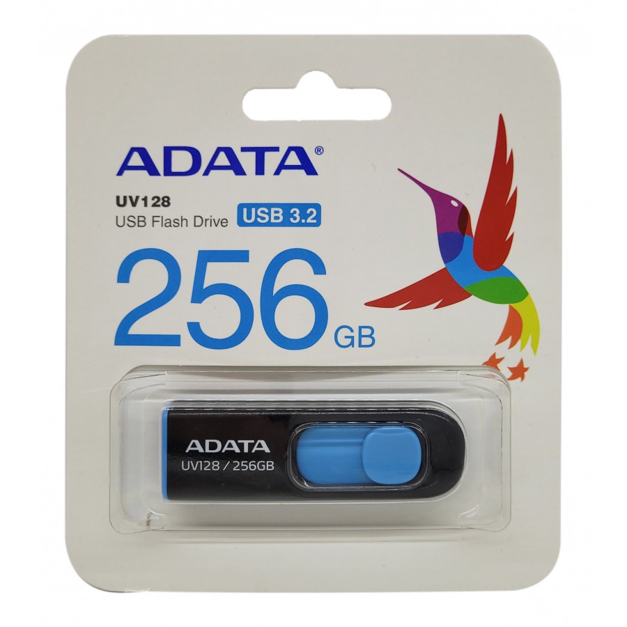فلش مموری ADATA مدل UV128 USB3.2 ظرفيت 256 گيگابايت