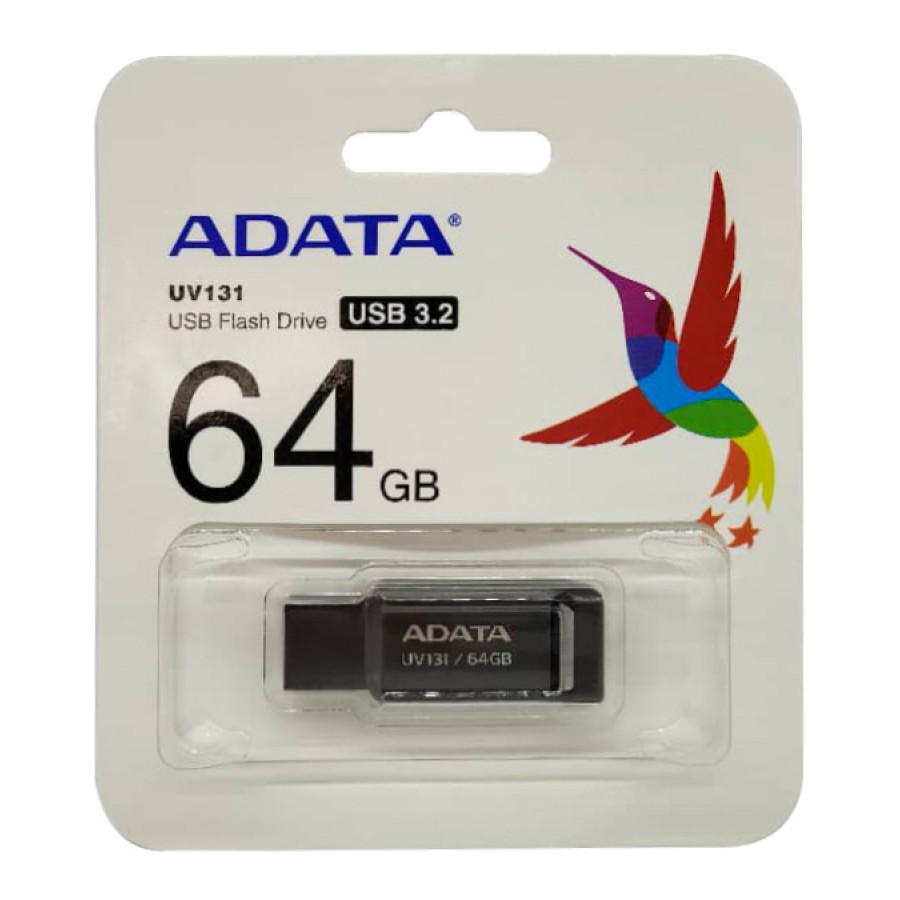 فلش مموری ADATA UV131 USB 3.2 ظرفيت 64 گيگابايت