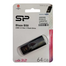 فلش مموری SILICON POWER USB3.2 مدل Blaze B50 با ظرفیت 64 گیگابایت