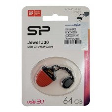 فلش مموری USB3.1 SILICON POWER مدل J30 ظرفیت 64 گیگابایت