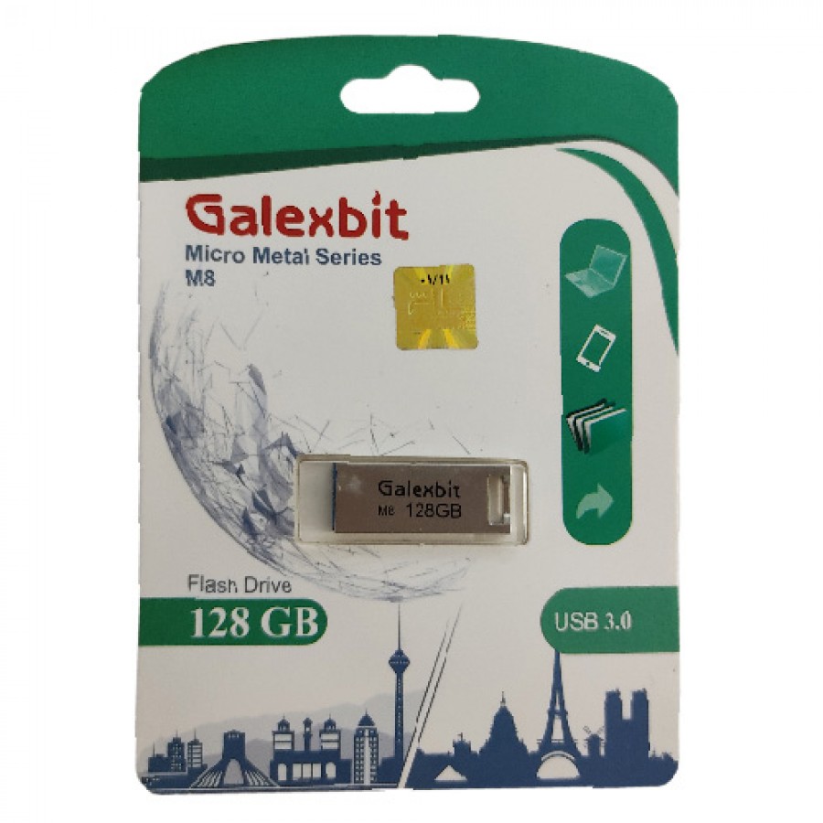 فلش مموری GALEXBIT مدل M8 USB3.0 ظرفیت 128 گیگابایت