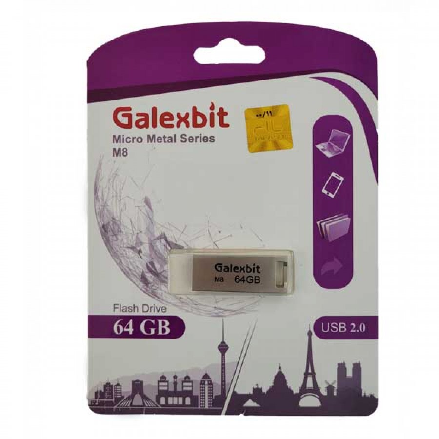 فلش مموری GALEXBIT مدل M8 ظرفیت 64 گیگابایت