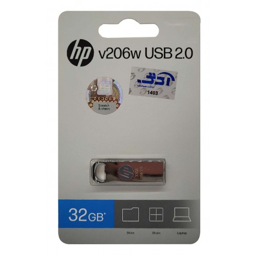 فلش مموری HP مدل V206W ظرفیت 32 گیگابایت