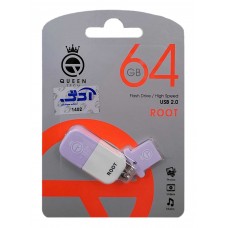 فلش مموری QUEEN TECH مدل ROOT ظرفیت 64 گیگابایت