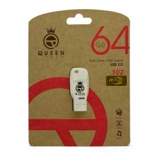 فلش مموری QUEEN TECH مدل 102 ظرفیت 64 گیگابایت 