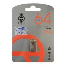 فلش QUEEN TECH USB3.0 مدل RACE ظرفیت 64 گیگابایت