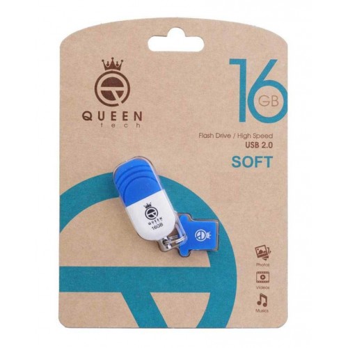 فلش مموری QUEEN TECK مدل SOFT ظرفیت 16 گیگابایت فلش مموری QUEEN TECK مدل SOFT ظرفیت 16 گیگابایت