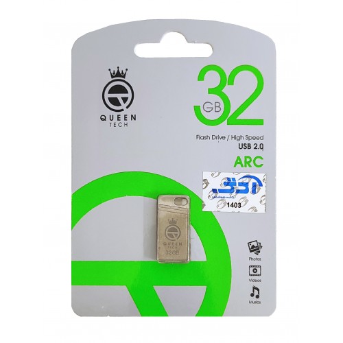 فلش مموری QUEEN TECH مدل ARC ظرفیت 32 گیگابایت فلش مموری QUEEN TECH مدل ARC ظرفیت 32 گیگابایت