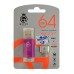 فلش QUEEN TECH USB3.1 مدل +QUICK ظرفیت 64 گیگابایت به همراه تبدیل OTG MICRO