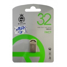 فلش QUEEN TECH مدل FACT ظرفیت 32 گیگابایت