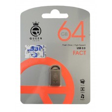 فلش QUEEN TECH مدل FACT ظرفیت 64 گیگابایت